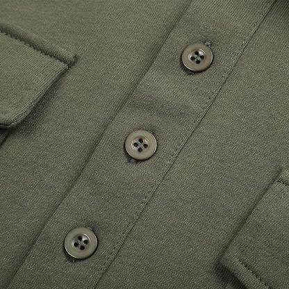 IGEEKWELL Men's Golf Regular Fit Polo Shirt Short Sleeve Double Pocket Summer Solid Tee Shirts-APOH700112|Swisswell