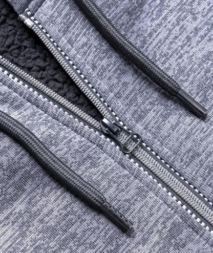 IGEEKWELL Men's Winter Hoodies Full Zip Up Fleece Sherpa Lined Heavyweight Jacket-ZITY0652|Swisswell