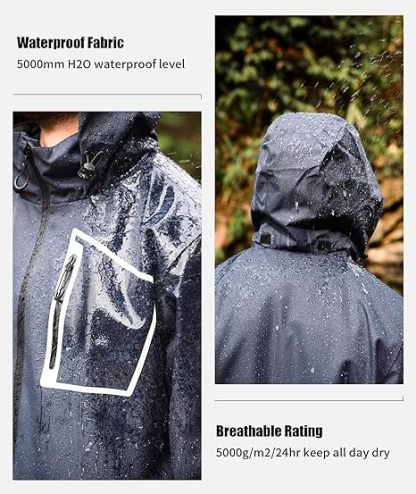Men's Waterproof Rain Gear Outdoor Rainwear-CUMRS03412
