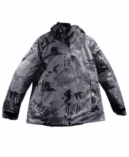 SWISSWELL Men's Seam-Sealed Overprint Hooded Waterproof skiing Jacket-SH-M-1123|Swisswell