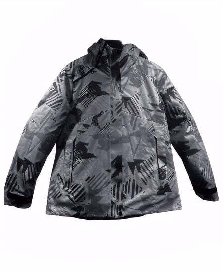 SWISSWELL Men's Seam-Sealed Overprint Hooded Waterproof skiing Jacket-SH-M-1123|Swisswell