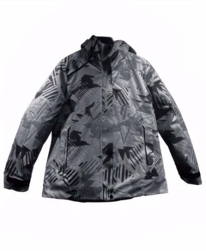 SWISSWELL Men's Seam-Sealed Overprint Hooded Waterproof skiing Jacket-SH-M-1123|Swisswell