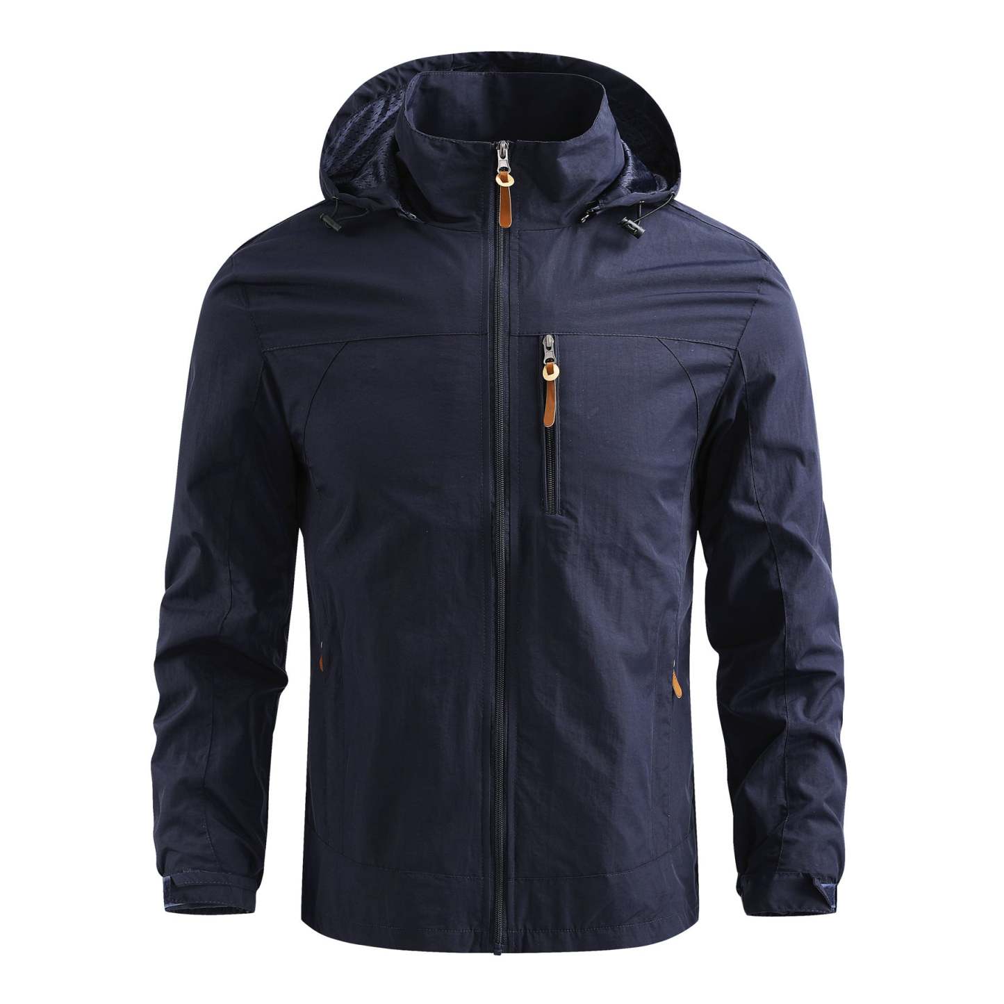 SWISSWELL Men's Hooded Windbreaker Top Thin Jacket -ZPK006989|Swisswell