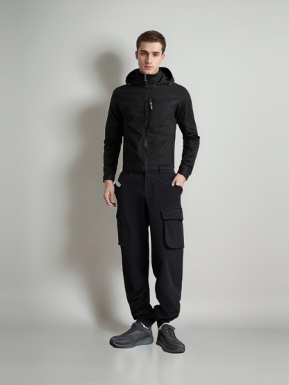 SWISSWELL Men's Hooded Windbreaker Top Thin Jacket -ZPK006989|Swisswell