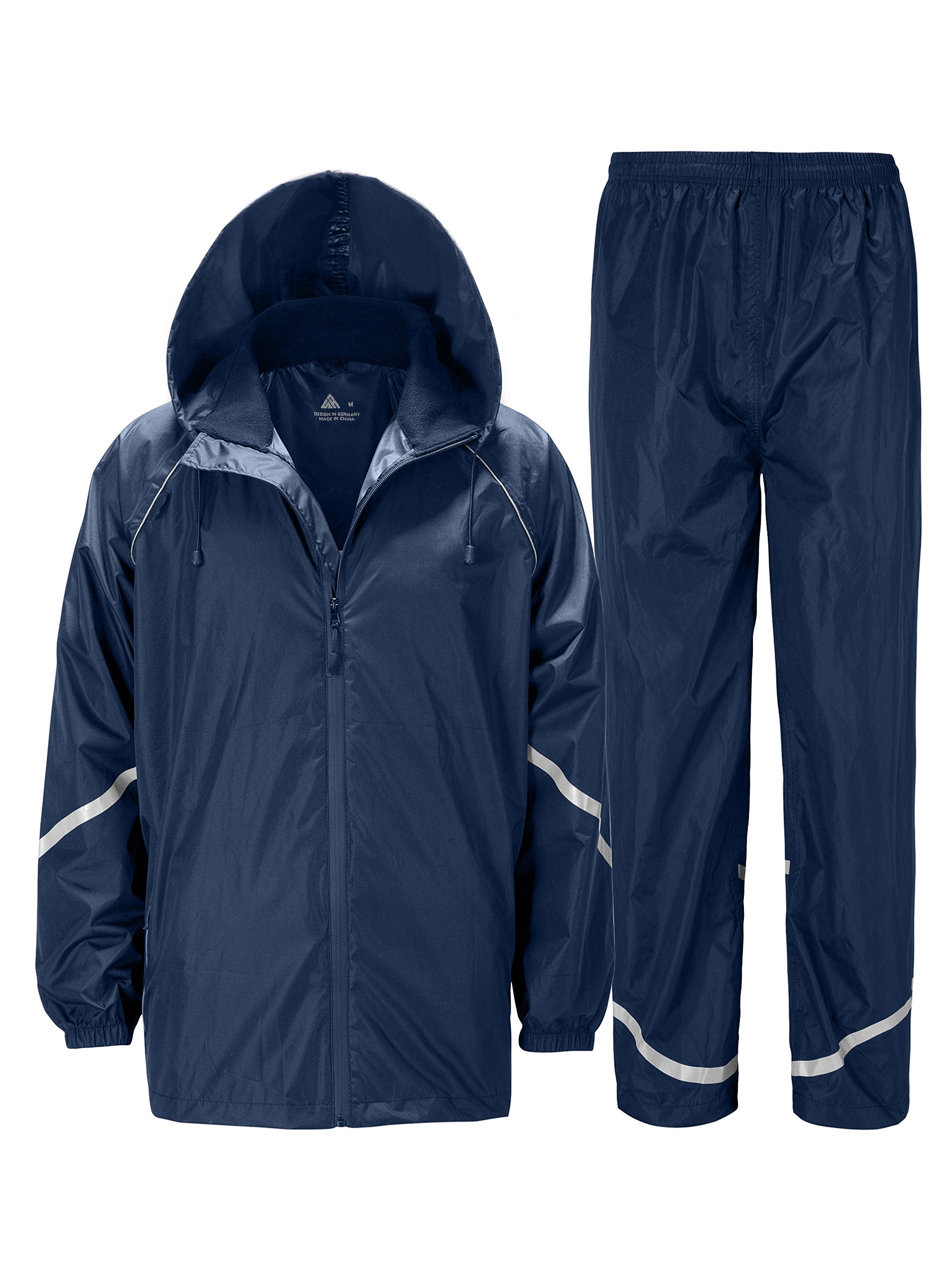 SWISSWELL Men's Windbreaker Rain Jacket Lightweight Hooded Raincoat -ZPK006301|Swisswell