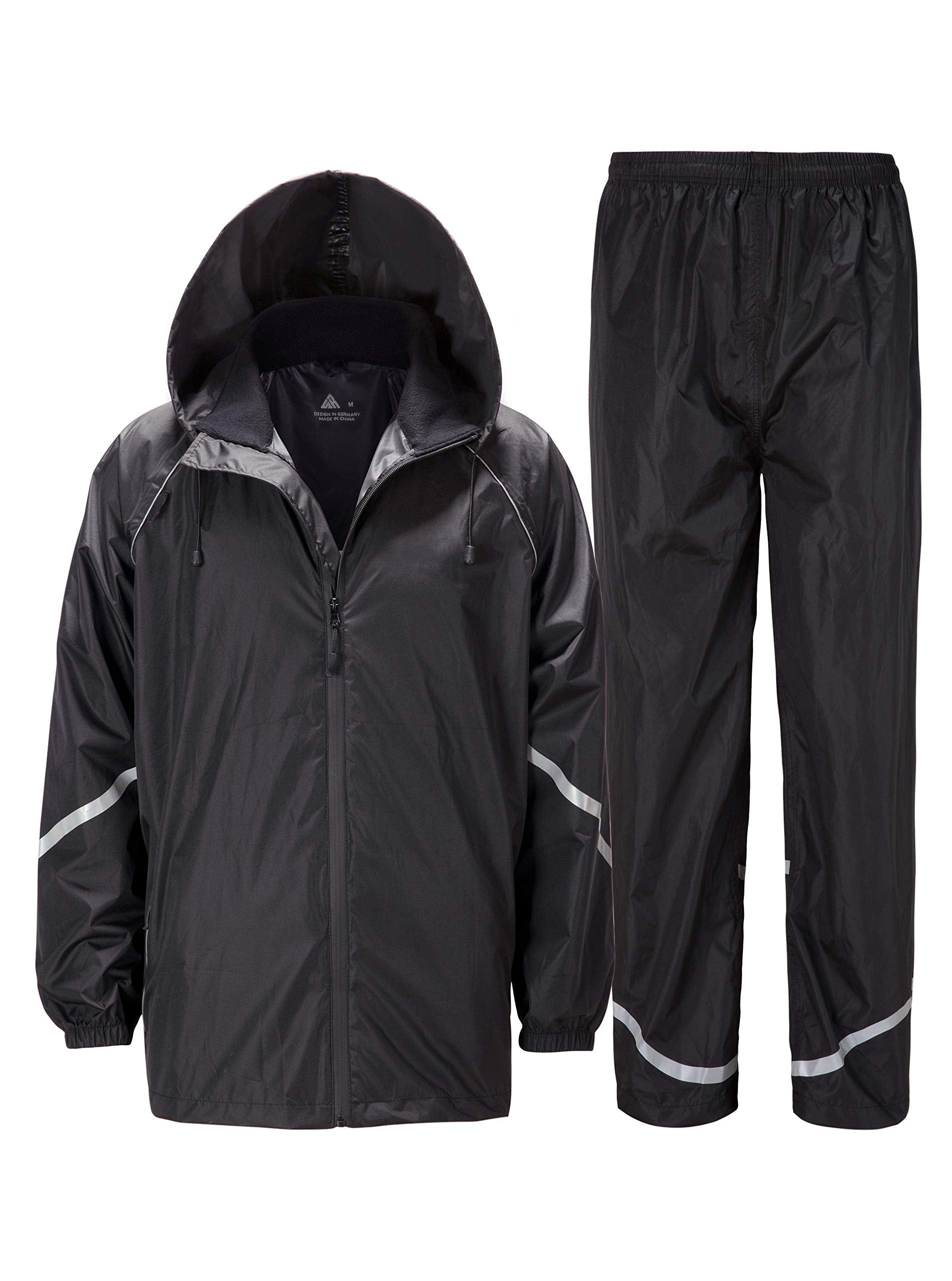 SWISSWELL Men's Windbreaker Rain Jacket Lightweight Hooded Raincoat -ZPK006301|Swisswell