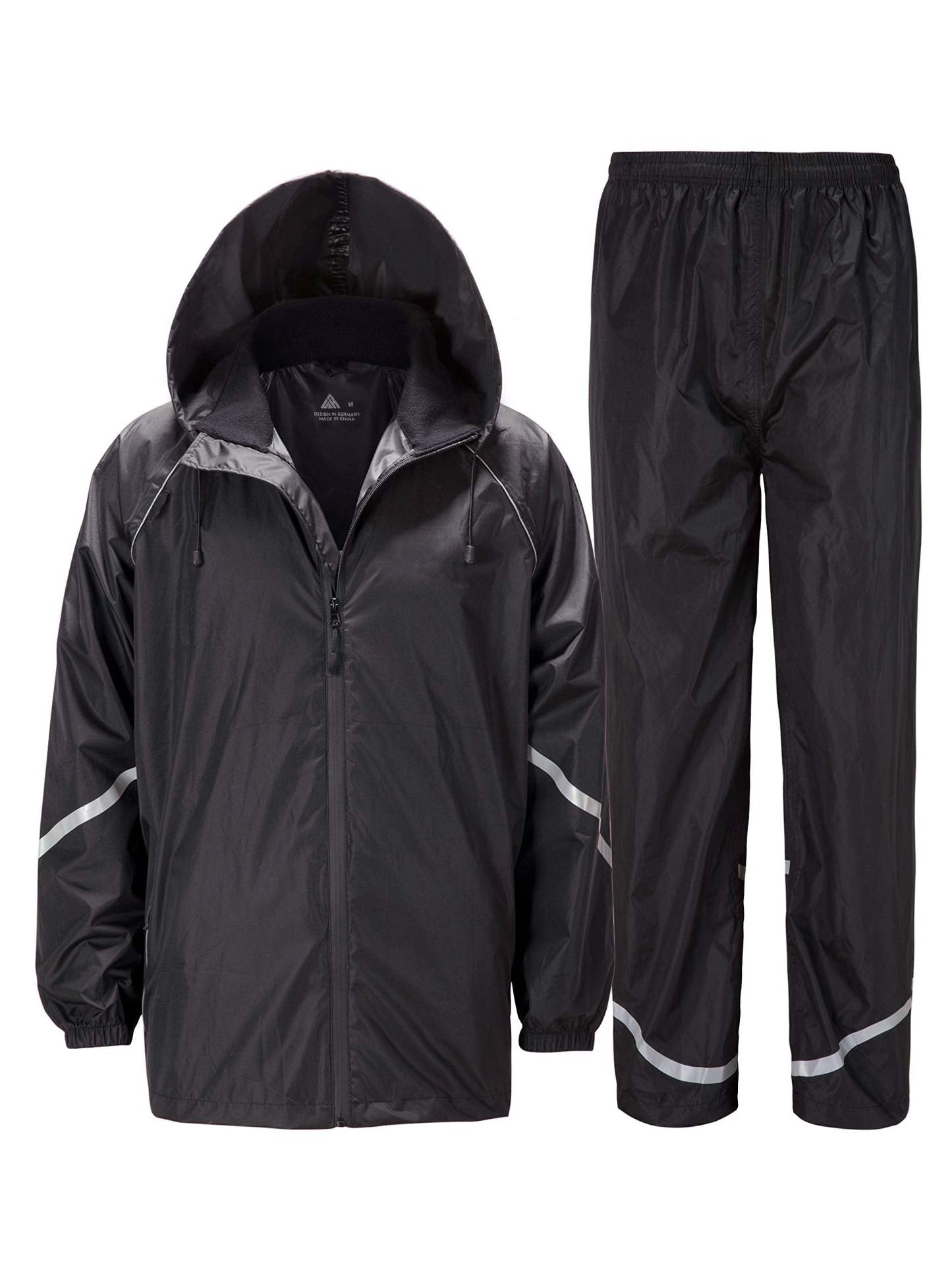 SWISSWELL Men's Windbreaker Rain Jacket Lightweight Hooded Raincoat -ZPK006301|Swisswell