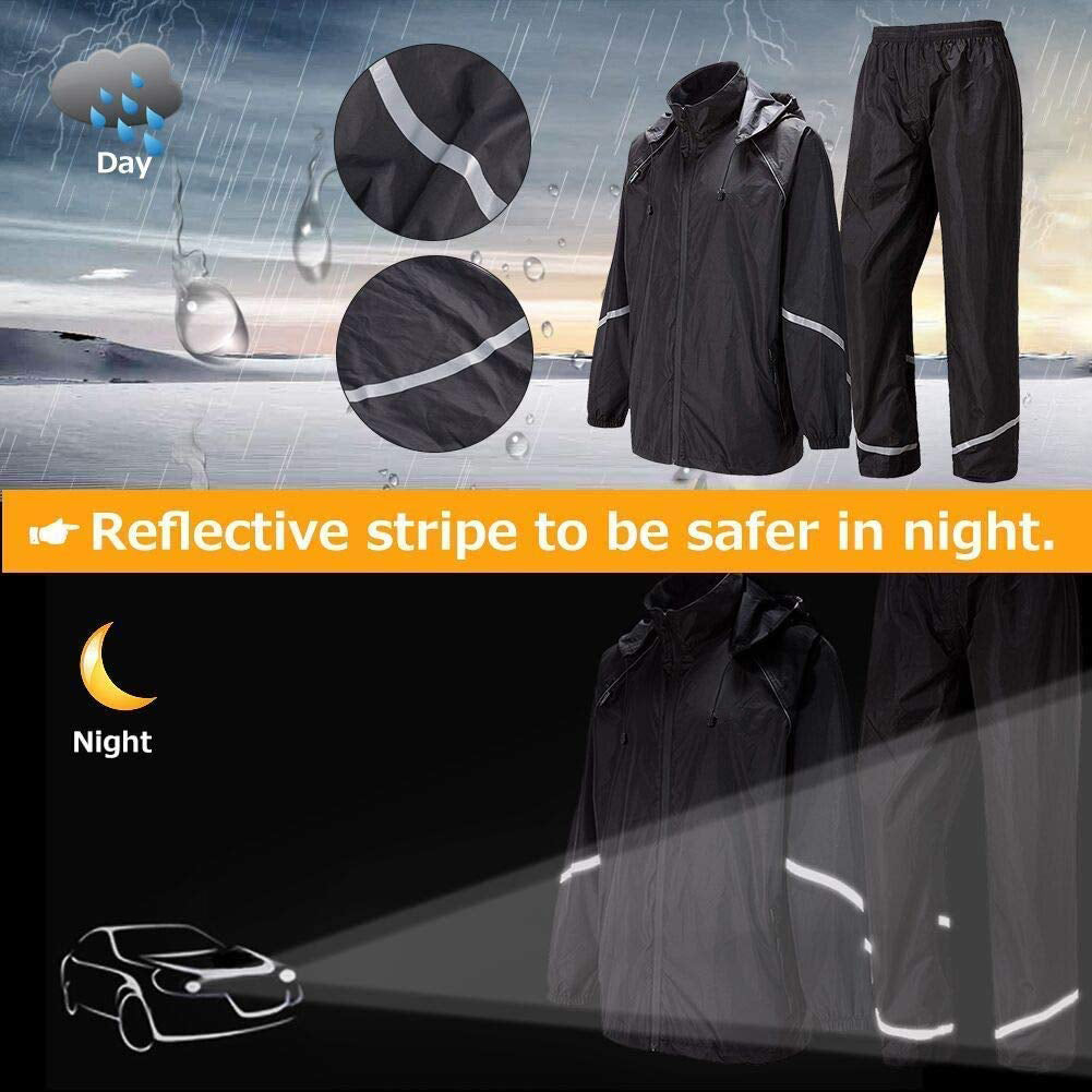 SWISSWELL Men's Windbreaker Rain Jacket Lightweight Hooded Raincoat -ZPK006301|Swisswell