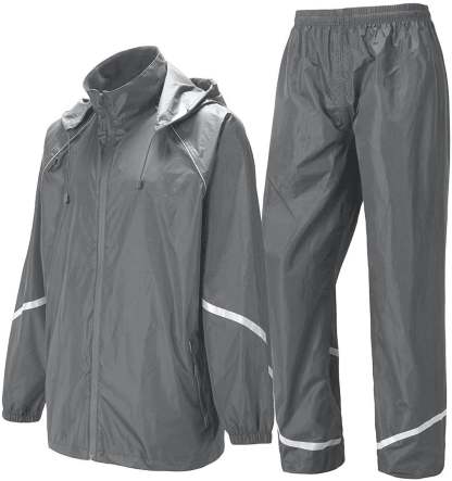 SWISSWELL Men's Windbreaker Rain Jacket Lightweight Hooded Raincoat -ZPK006301|Swisswell