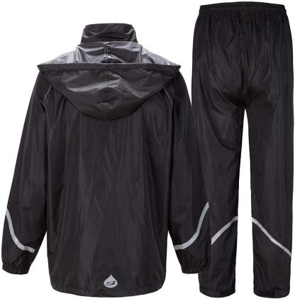 SWISSWELL Men's Windbreaker Rain Jacket Lightweight Hooded Raincoat -ZPK006301|Swisswell