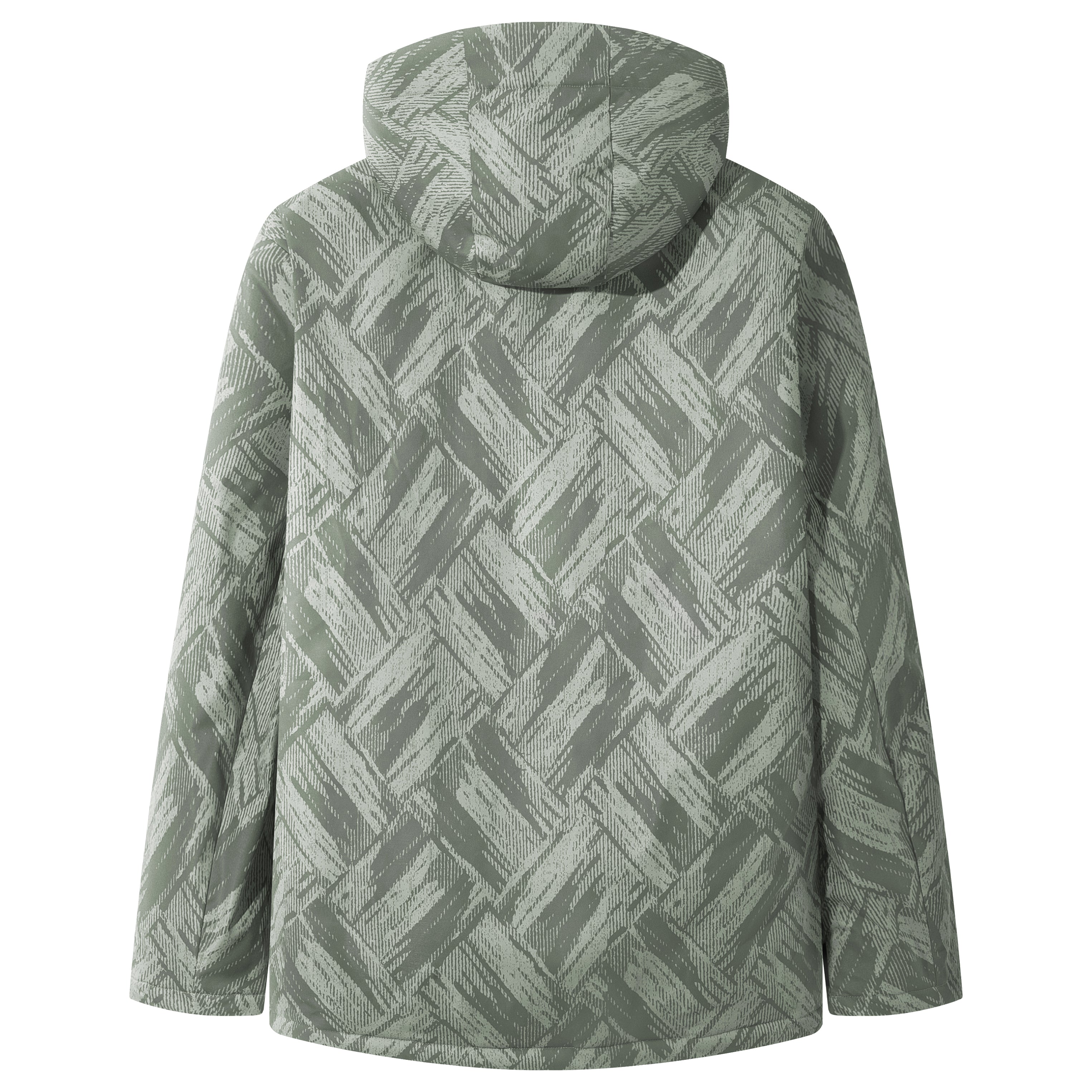 SWISSWELL Men's Seam-Sealed Overprint Hooded Waterproof skiing Jacket-SH-M-1123|Swisswell