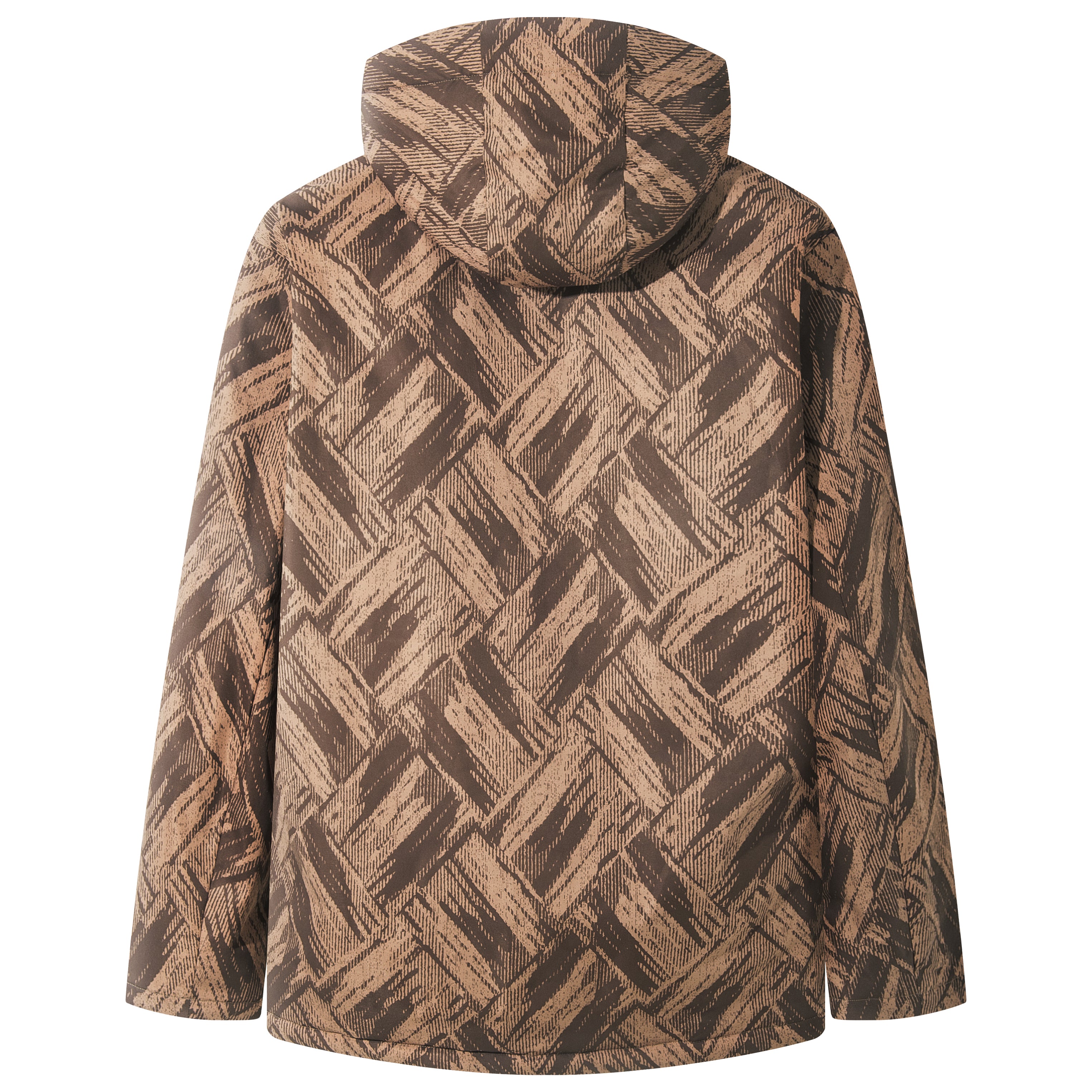 SWISSWELL Men's Seam-Sealed Overprint Hooded Waterproof skiing Jacket-SH-M-1123|Swisswell