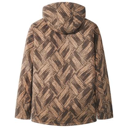 SWISSWELL Men's Seam-Sealed Overprint Hooded Waterproof skiing Jacket-SH-M-1123|Swisswell