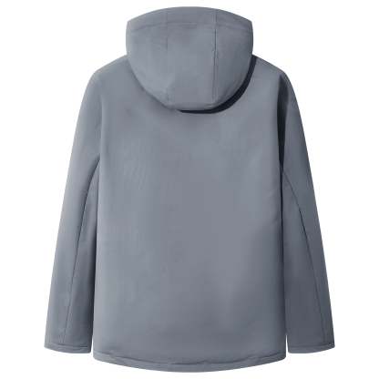 SWISSWELL Mens Seam-Sealed Solid Padded full Zipper with Pocket Jacket -SH-M-1122|Swisswell