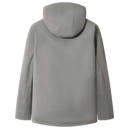 SWISSWELL Mens Seam-Sealed Solid Padded full Zipper with Pocket Jacket -SH-M-1122|Swisswell