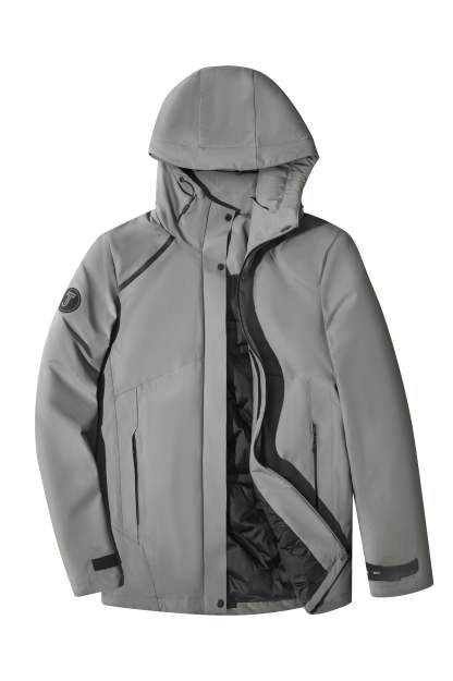 SWISSWELL Mens Seam-Sealed Solid Padded full Zipper with Pocket Jacket -SH-M-1122|Swisswell
