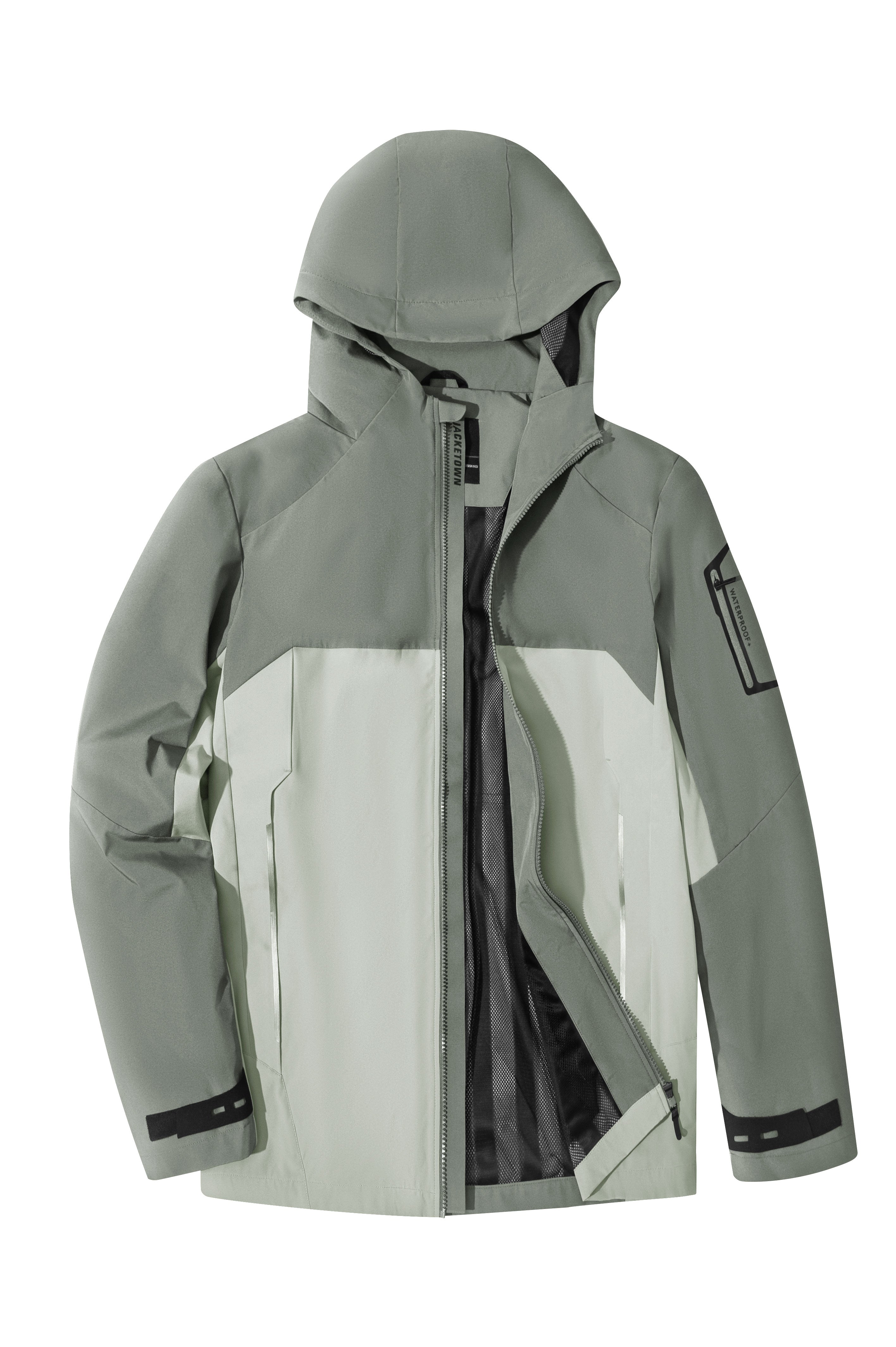 SWISSWELL Mens Seam-Sealed Loose Fit Casual Jacket For Outdoor Camping Windbreaker -SH-M-1086|Swisswell