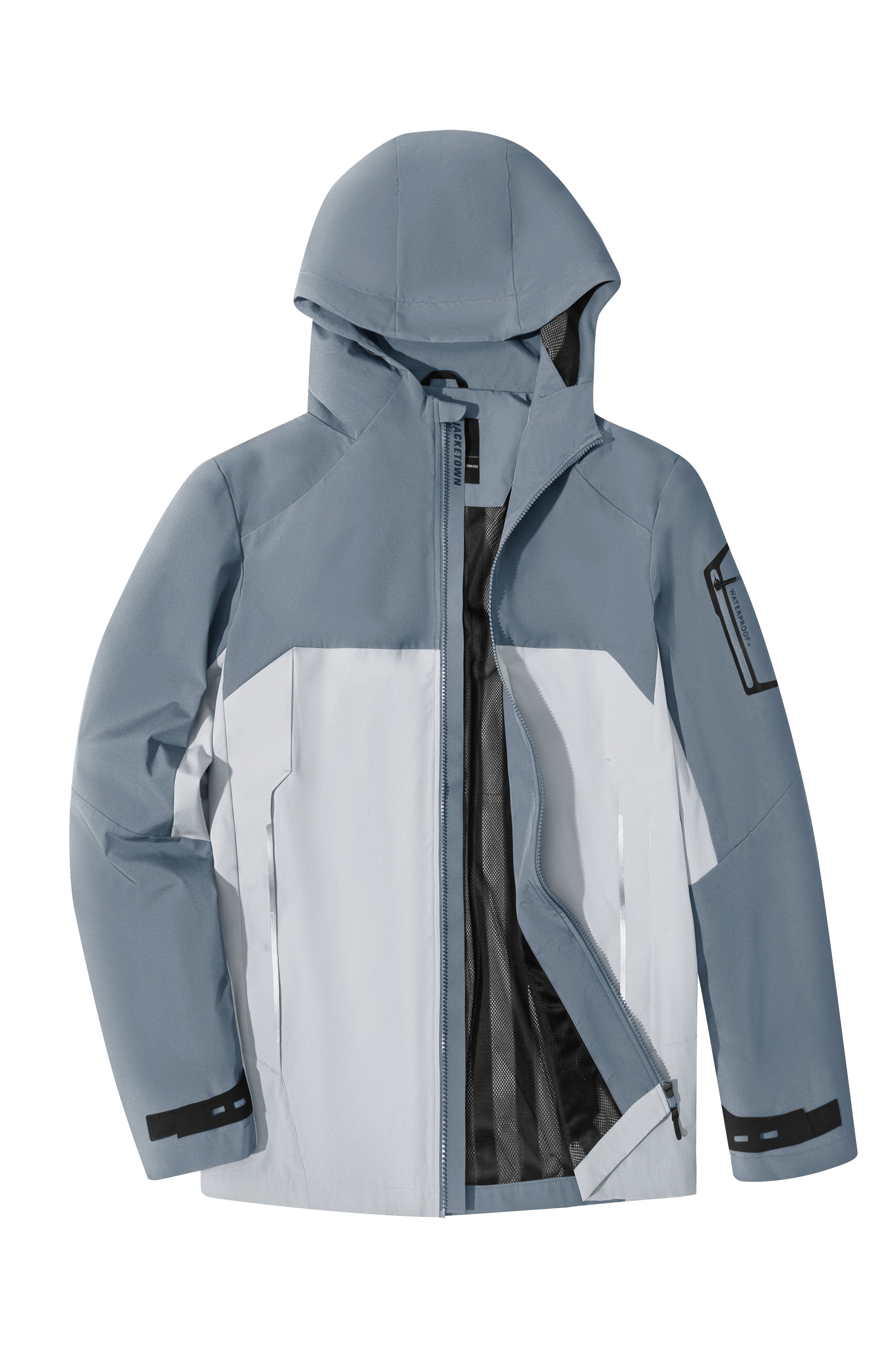 SWISSWELL Mens Seam-Sealed Loose Fit Casual Jacket For Outdoor Camping Windbreaker -SH-M-1086|Swisswell