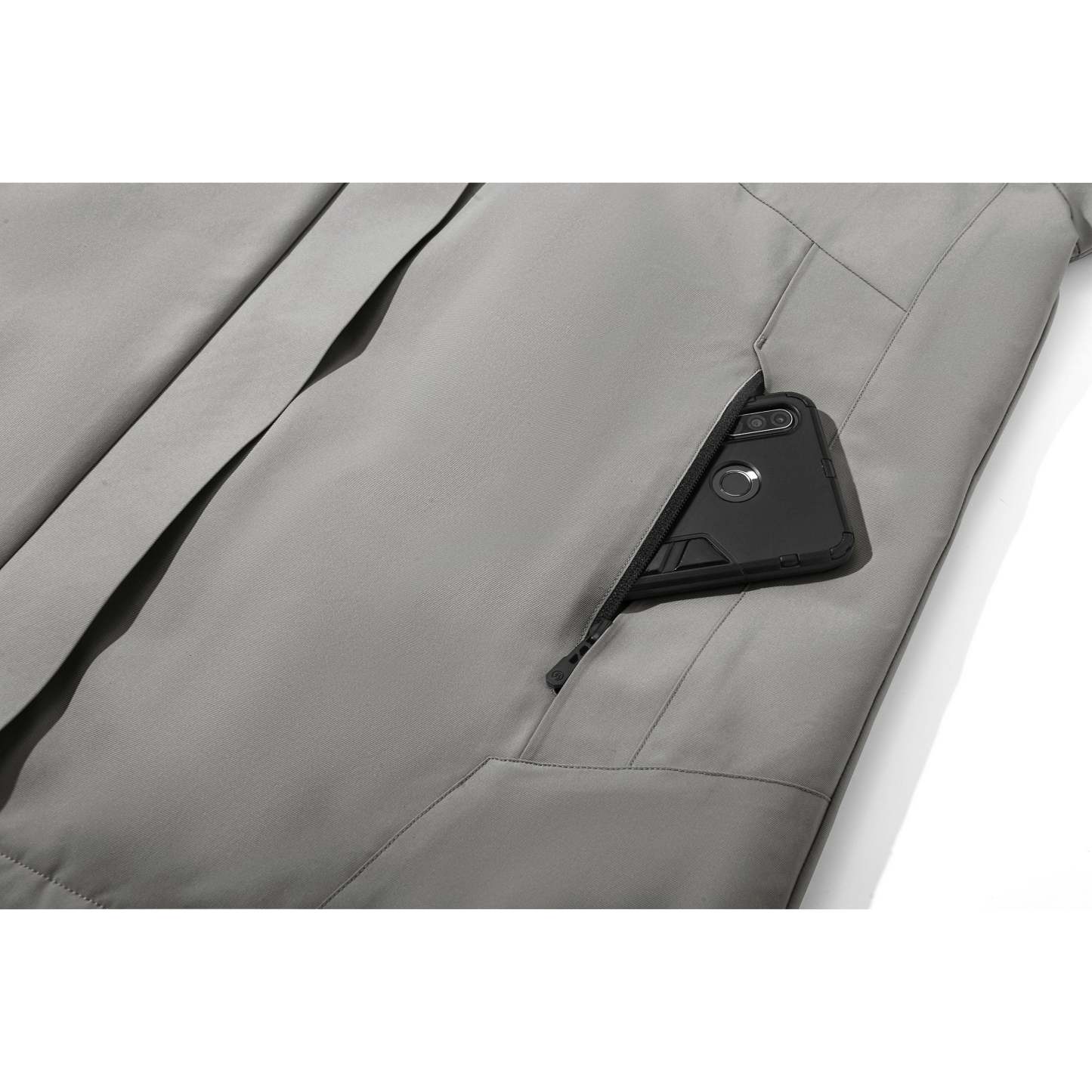 SWISSWELL Mens Seam-Sealed Solid Padded full Zipper with Pocket Jacket -SH-M-1122|Swisswell