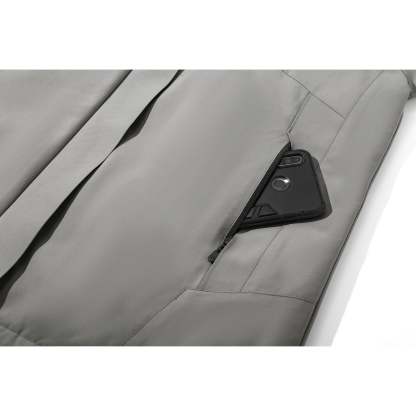 SWISSWELL Mens Seam-Sealed Solid Padded full Zipper with Pocket Jacket -SH-M-1122|Swisswell