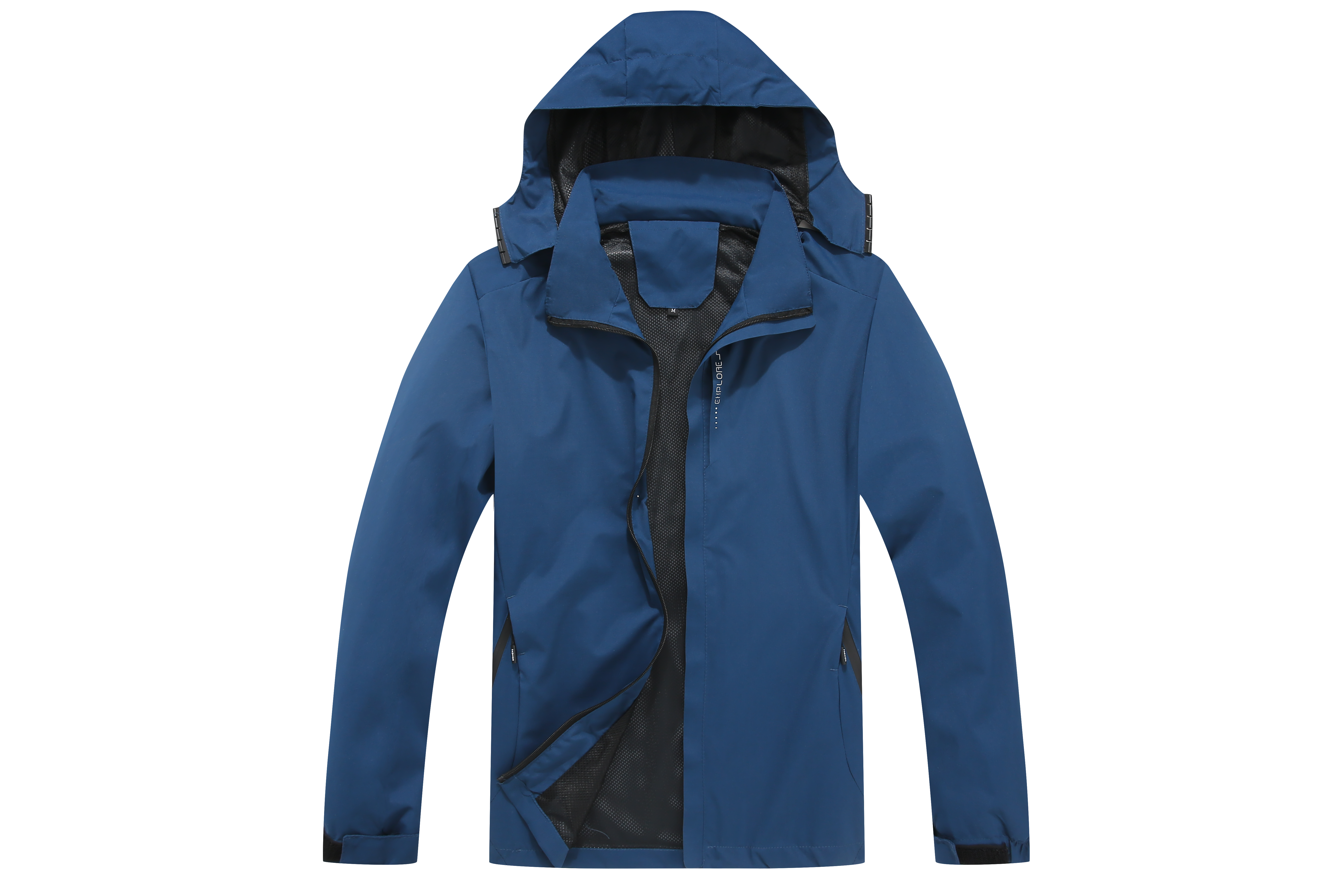 SWISSWELL Men's Windbreaker Rain Jacket Lightweight Hooded Raincoat -CUMRC01482|Swisswell