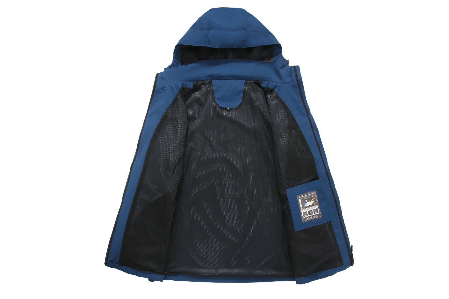 SWISSWELL Men's Windbreaker Rain Jacket Lightweight Hooded Raincoat -CUMRC01482|Swisswell