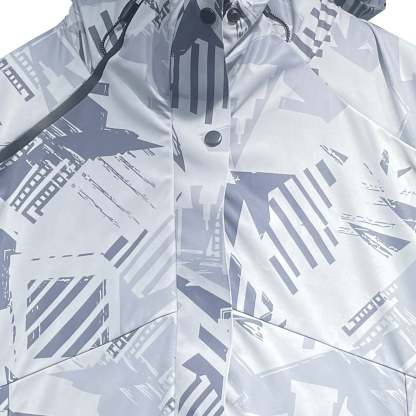 SWISSWELL Men's Seam-Sealed Overprint Hooded Waterproof skiing Jacket-SH-M-1123|Swisswell