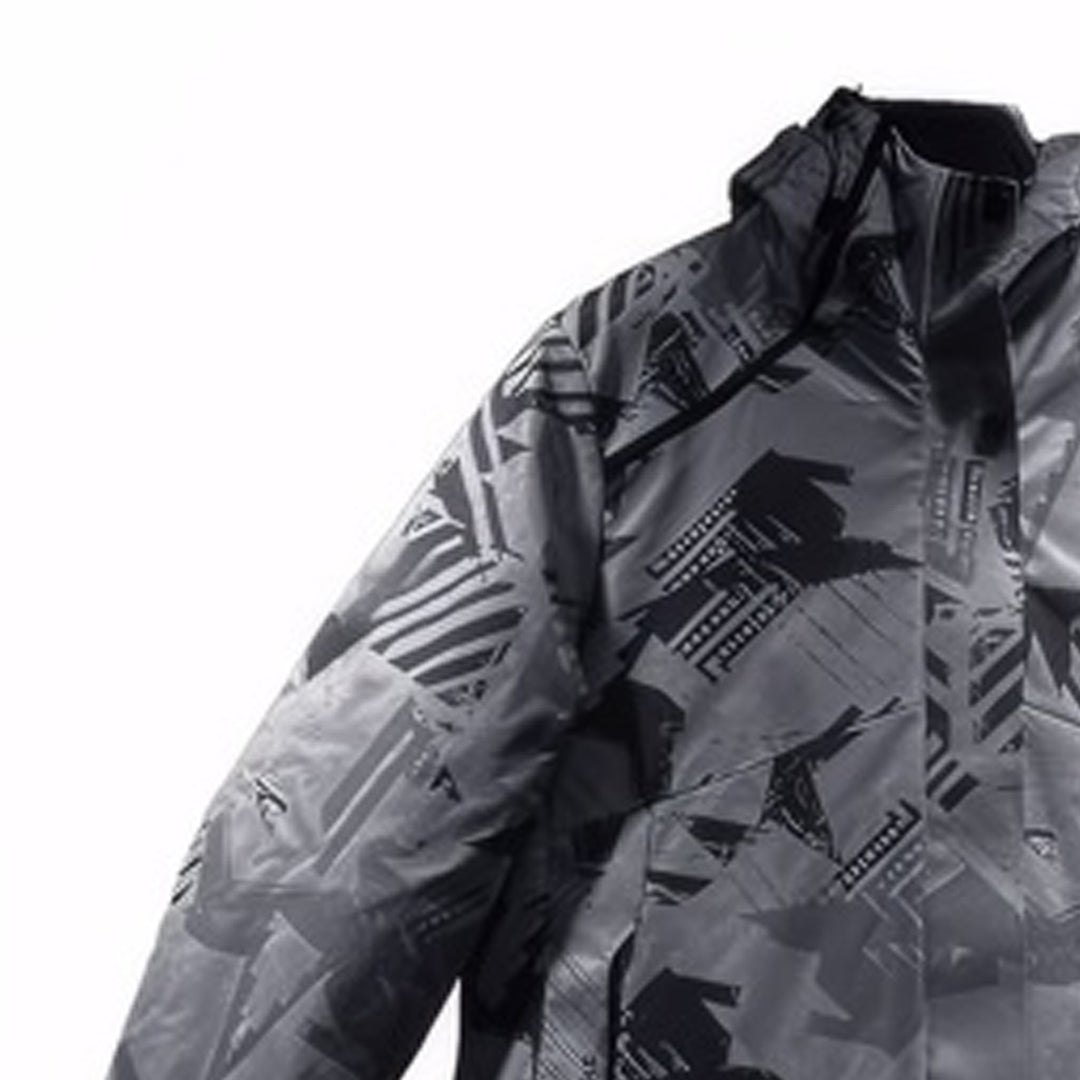 SWISSWELL Men's Seam-Sealed Overprint Hooded Waterproof skiing Jacket-SH-M-1123|Swisswell