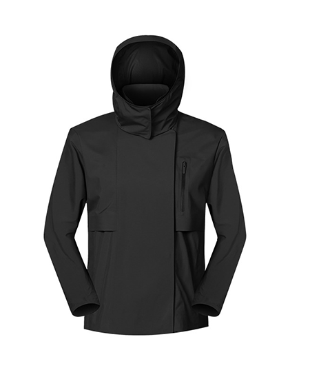 SWISSWELL Women's Detachable Hood Short Windproof Windbreaker Waterproof Jacket DAW039|Swisswell