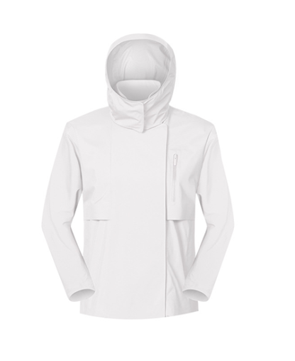 SWISSWELL Women's Detachable Hood Short Windproof Windbreaker Waterproof Jacket DAW039|Swisswell