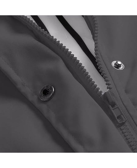 SWISSWELL Women Coat Solid Color Drawstring Windbreaker Hooded Jacket -ZPK006099|Swisswell