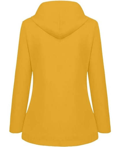 SWISSWELL Women Coat Solid Color Drawstring Windbreaker Hooded Jacket -ZPK006099|Swisswell