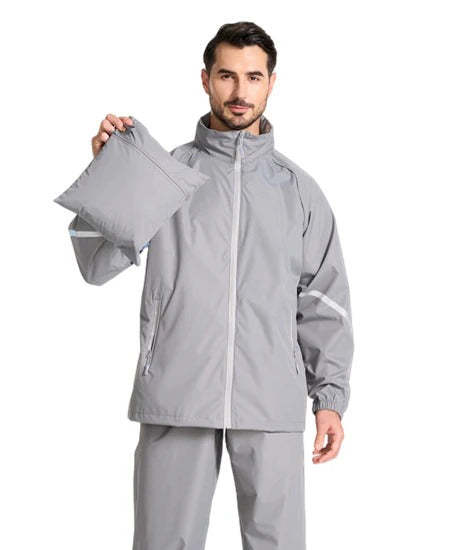 SWISSWELL Mens Windbreaker Waterproof Rain Jacket Lightweight Hooded Raincoat -ZPK000008|Swisswell