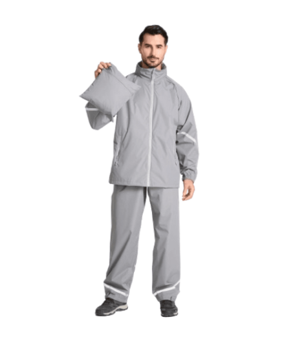 SWISSWELL Mens Windbreaker Waterproof Rain Jacket Lightweight Hooded Raincoat -ZPK000008|Swisswell