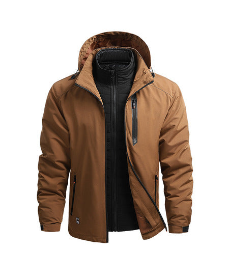 SWISSWELL Men's Coat Detachable Lining Thick Warm Casual Jacket-ZPK010362|Swisswell