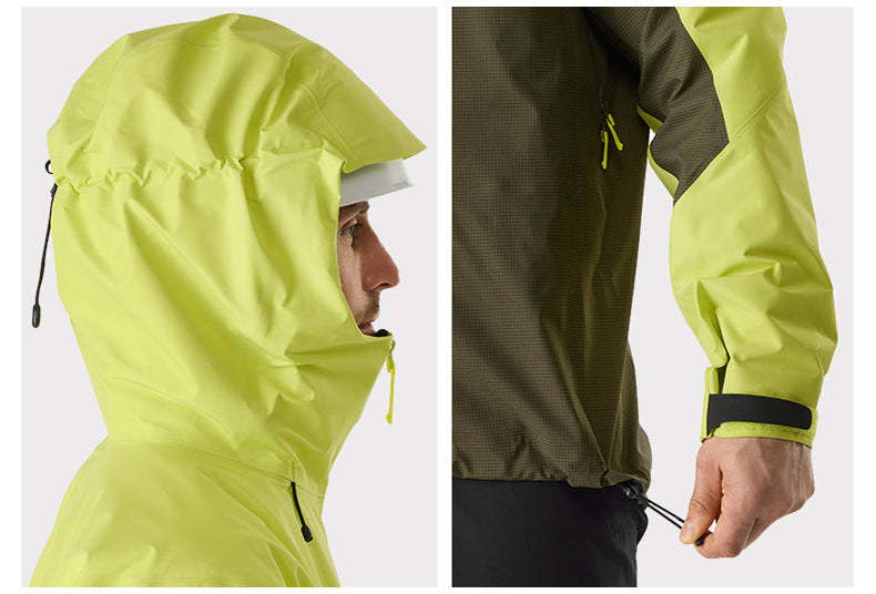 SWISSWELL Men's Waterproof Hard Shell Windproof Breathable Climbing Jacket 25-ZT-XH002|Swisswell