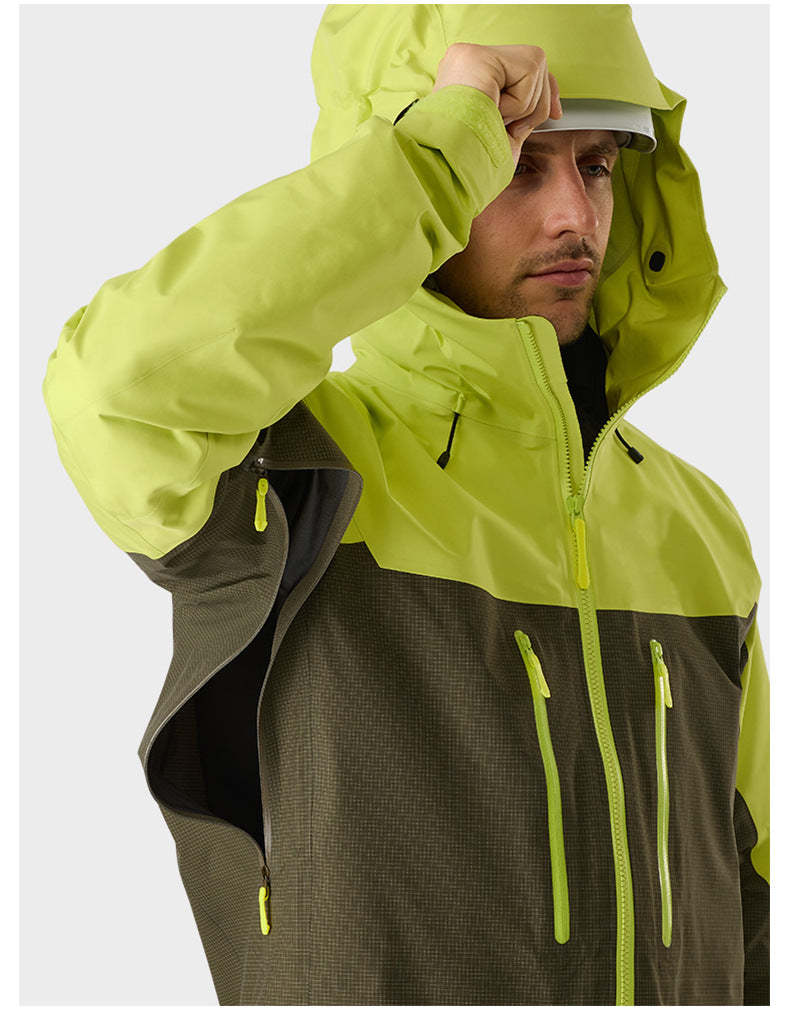 SWISSWELL Men's Waterproof Hard Shell Windproof Breathable Climbing Jacket 25-ZT-XH002|Swisswell