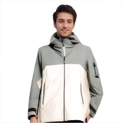 SWISSWELL Mens Seam-Sealed Loose Fit Casual Jacket For Outdoor Camping Windbreaker -SH-M-1086|Swisswell