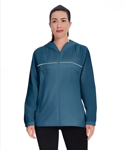 SWISSWELL Women's Rain Jacket Lightweight Waterproof Windbreaker Hoodie- CUWRC03381|Swisswell