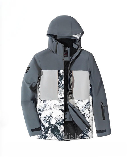 SWISSWELL Men's Seam-Sealed Waterproof Windproof Ski Outdoor Jacket -SH-M-1135|Swisswell