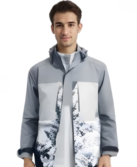 SWISSWELL Men's Seam-Sealed Waterproof Windproof Ski Outdoor Jacket -SH-M-1135|Swisswell