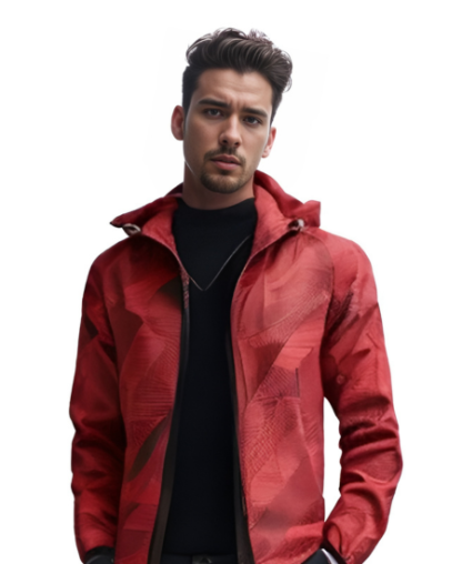 SWISSWELL Men's Striped Full Sports Waterproof Breathable Rain Jacket Windbreaker-ZPK010371|Swisswell