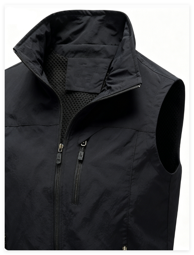 SWISSWELL Men's Spring Autumn Casual Outdoor Photography Zip-Up Vests