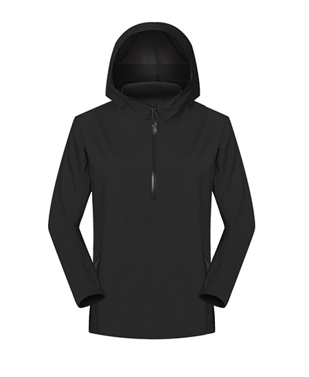 SWISSWELL Women Mountain Jacket Windproof Waterproof Half-Zip Hooded Travel Jacket-DAW040|Swisswell