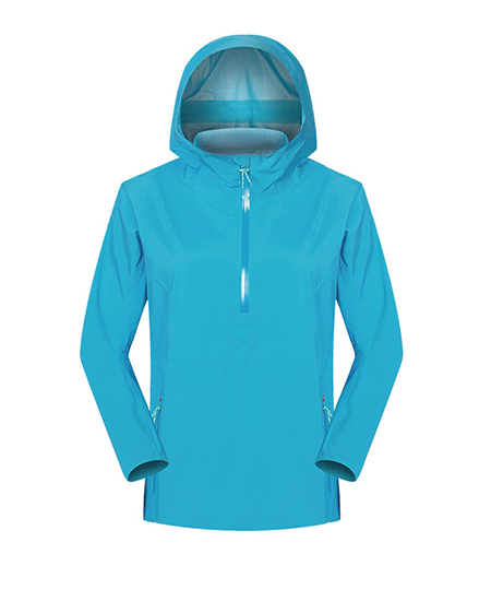 SWISSWELL Women Mountain Jacket Windproof Waterproof Half-Zip Hooded Travel Jacket-DAW040|Swisswell