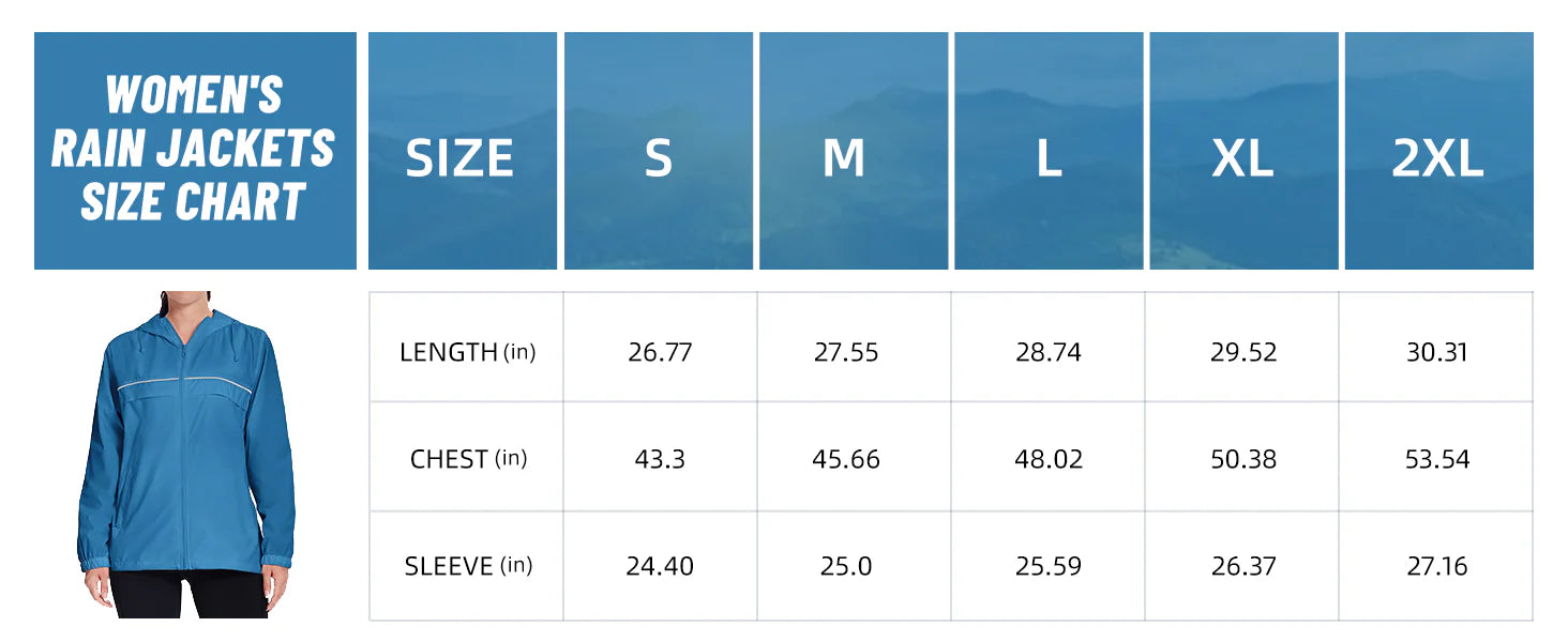 SWISSWELL Women's Rain Jacket Lightweight Waterproof Windbreaker Hoodie- CUWRC03381|Swisswell