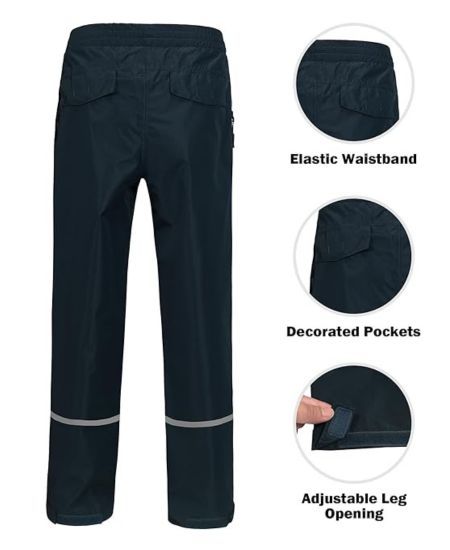 SWISSWELL Kids Gear Waterproof Rain Suit Hooded Jacket and Pants Set-CUBRS03258|Swisswell