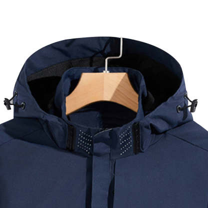 SWISSWELL Men's Thin Hooded Waterproof Long Sleeved Zip Up Jackets-ZPK002539|Swisswell