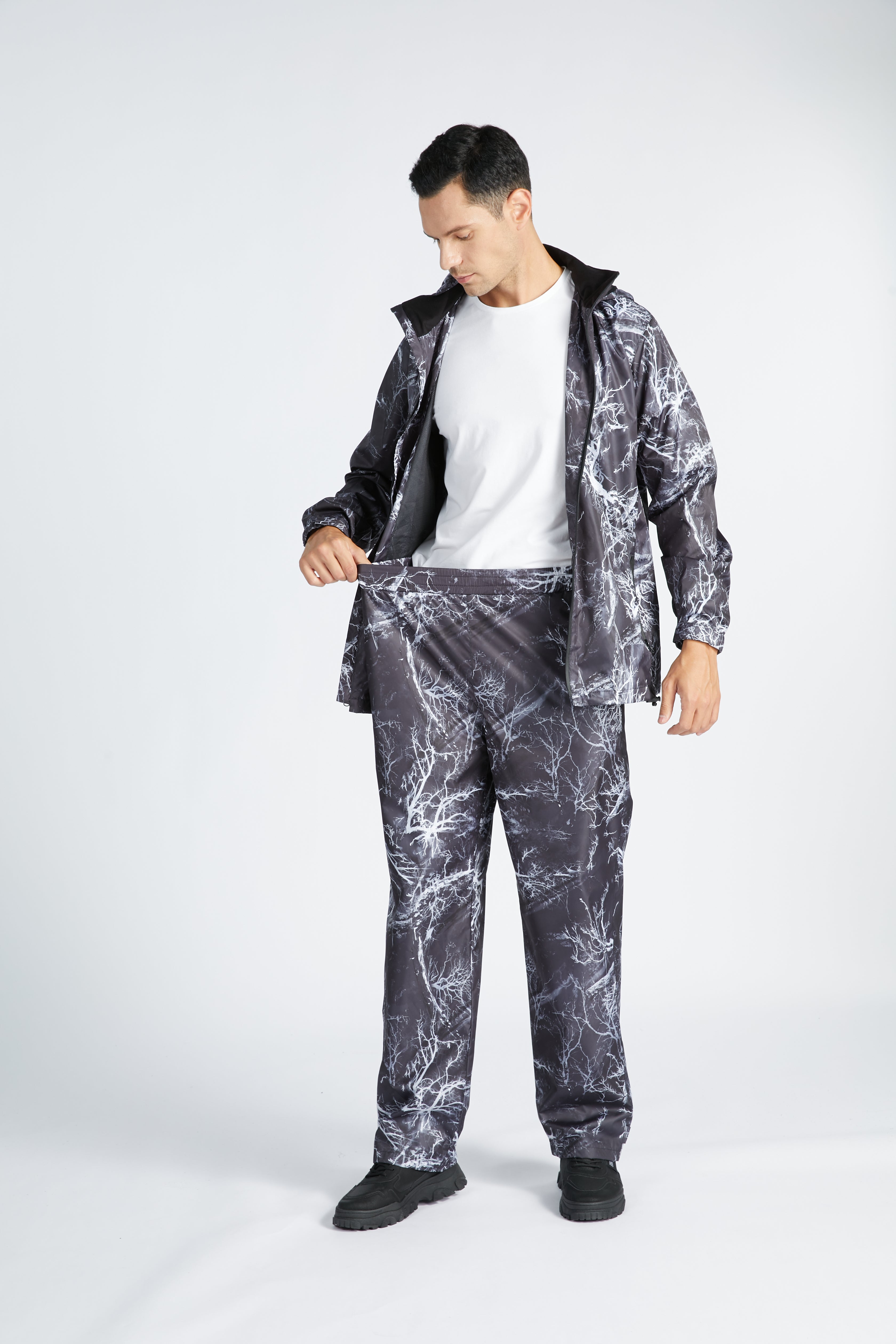 SWISSWELL Men's Lightweight Waterproof Raincoat Jacket- ZPK000806|Swisswell