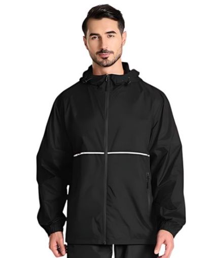 IGEEKWELL Men's Rain Hooded Jacket Golf Raincoat Waterproof Windbreaker-CUMRC03998|Swisswell